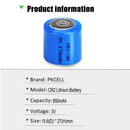 CR1/3N 170mAh 3V Lithium Battery for Laser Sight Pet Electronic Collar [10 Pack] - Tavice