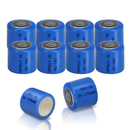 CR1/3N 170mAh 3V Lithium Battery for Laser Sight Pet Electronic Collar [10 Pack] - Tavice