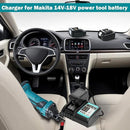 [DC18RC] 18V Rapid Car Charger for Makita Batteries – 12V/24V Vehicle Charger with LED Display | Replacement for Makita BL1850 / BL1860 / BL1430 & More - Battery Mate