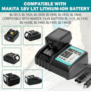 [DC18RC] 18V Rapid Car Charger for Makita Batteries – 12V/24V Vehicle Charger with LED Display | Replacement for Makita BL1850 / BL1860 / BL1430 & More - Tavice