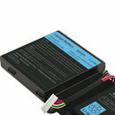 Side view replacement battery for Dell Alienware 17/18 with connector visible