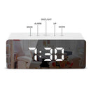 Digital Clock LED Display Desk Table Temperature Alarm Time Modern Home Decor - Tavice