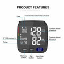 Digital Wrist Blood Pressure Monitor BP Machine Large Cuff Auto Wireless Black - Tavice