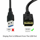 Display Port Male to HDMI Male Cable | 4K UltraHD - Tavice