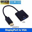 Displayport Display Port DP Male to VGA Female Video Converter Adapter Cable PC - Tavice