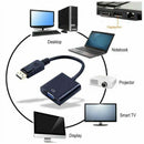 Displayport Display Port DP Male to VGA Female Video Converter Adapter Cable PC - Tavice
