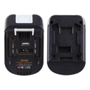 DM18M Battery Adapter for Milwaukee to Makita Battery / for Milwaukee 18V for Dewalt 20V Battery Convert to for Makita 18V Battery - Tavice