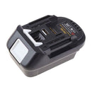 DM18M Battery Adapter for Milwaukee to Makita Battery / for Milwaukee 18V for Dewalt 20V Battery Convert to for Makita 18V Battery - Tavice