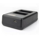 Dual Battery Charger For CANON LP-E6 EOS 6D 7D 70D 60D 5D Mark III Mark II SLR - Battery Mate