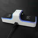 Dual Charger Compatible Charging Dock Station Stand Suit Sony PS5 Playstation 5 Controller - Tavice