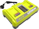 Dual Charger for Ryobi 36V 40V Battery Charger BPL3626 BPL3640 OP4040 BCL3620 - Tavice