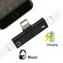 Dual Headphone Charger Splitter Adapter 2 in 1 iPhone 12 11 Pro Mini Max X XR 8 - Tavice