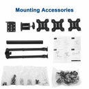 Dual LCD / LED Monitor Desk Mount Stand Heavy Duty Fully Adjustable fits 2 Screens up to 27" - Battery Mate