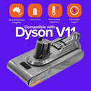 Dyson V11 Click - in Compatible Battery & Charger – Long‑Life Tavice Replacement for SV16 Outsize and V15 Detect - Battery Mate