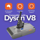 Dyson V8 Compatible Battery & Charger – Long‑Life Tavice Replacement for SV10 / SV25 - Battery Mate