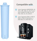 EcoAqua ECF-7003A Filter, Compatible with Jura Claris Blue Capresso Clearyl Coffee Machine Water Filter, 6 Pack - Tavice