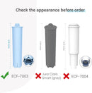 EcoAqua ECF-7003A Filter, Compatible with Jura Claris Blue Capresso Clearyl Coffee Machine Water Filter, 6 Pack - Tavice
