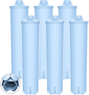 EcoAqua ECF-7003A Filter, Compatible with Jura Claris Blue Capresso Clearyl Coffee Machine Water Filter, 6 Pack - Tavice
