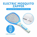 Electronic Fly Swatter Mosquito Bug Insect Kill Zapper Racket USB Charge LED (GREEN) - Tavice