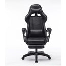 Ergonomic Massage LED Racing Chair , Reclining Swivel Heavy High Back Office PC Chair w/ Built-in Speaker-Black - Tavice