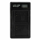 Fast Charging LCD Dual Charger for Arlo Pro 2 with USB Cable - Battery Mate