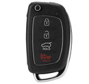 FITS Hyundai i40 i30 ix35 Sante Fe 4 Button Flip Key Remote Shell Case OZ - Tavice