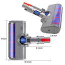 Fluffy Head For DYSON V7 V8 V10 V11 V12 and V15 Vacuum | With LED Light - Battery Mate