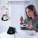 Foldable 3-in-1 Wireless Charger with Magnetic Charging Pad, Fast Charging Station, and Portable Stand - Tavice