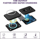 Foldable 3-in-1 Wireless Charger with Magnetic Charging Pad, Fast Charging Station, and Portable Stand - Tavice