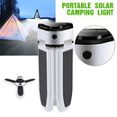 Foldable LED Solar Light Outdoor Waterproof Emergency Lamps Caravan Camping Lamp - Tavice