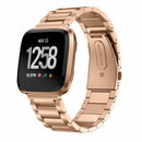For Fitbit Versa / Versa 2 Stainless Steel Watch Wrist Band Metal Strap New - Battery Mate