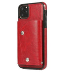 For iPhone 11 Luxury Leather Wallet Shockproof Case Cover - Battery Mate