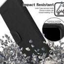 For iPhone 12 Wallet Flip Denim Case Cover - Tavice