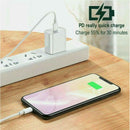 For iPhone 14 13 12 Pro Max iPad 20W USB Type-C Wall Adapter Fast Charger PD Power - Tavice