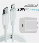 For iPhone 14 13 12 Pro Max iPad 20W USB Type-C Wall Adapter Fast Charger PD Power - Tavice