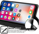 For iPhone 14 Pro Max Wallet Flip Denim Case Cover - Tavice