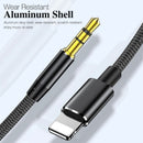 For iPhone to 3.5mm Aux Audio Adapter Cable Cord Jack iPhone 12 11 Pro 8 7 Plus - Tavice