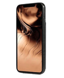 For iPhone X Luxury Leather Wallet Shockproof Case Cover | Black - Tavice