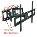 Full Motion TV Wall Mount Bracket 32 36 37 40 42 47 50 52 55 60 65 70 inch - Tavice
