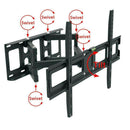 Full Motion TV Wall Mount Bracket 32 36 37 40 42 47 50 52 55 60 65 70 inch - Tavice