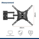 Full Motion TV Wall Mount Bracket Swivel Tilt 32 37 40 42 50 52 55 Inch LED LCD - Tavice
