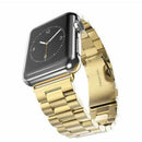 Gold Smart Watch Band for Apple iWatch Series 7 / SE / 6/5/4/3/2/1 Replacement | 38/40/41mm - Tavice