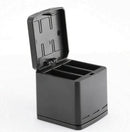 GoPro HERO 7 6 5 Black Battery Replacement + Multi-function Tripple Battery Dock Storage Charging Box 3in1 - Tavice