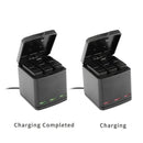GoPro HERO 7 6 5 Black Battery Replacement + Multi-function Tripple Battery Dock Storage Charging Box 3in1 - Tavice