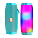 Green LED Bluetooth Speaker with Radio and Music Light Features - Tavice