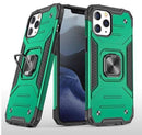 Green Shockproof Ring Case Stand Cover for iPhone X - Tavice