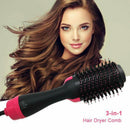 Hair Volumizer , Hot Blow Dry Brush Pro | 3 in 1 - Comb, Dryer, Straightner - Tavice