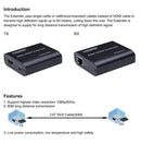 HDMI Extender over Single Network cat5e/6 RJ45 Ethernet Cable up 60m PC Laptop - Tavice