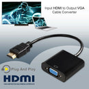 HDMI Male to VGA Female 1080p Adapter Video Cable Converter - Tavice