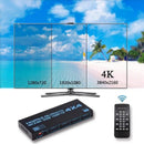 HDMI Matrix Switch 4x4 4K HDMI Matrix Switcher Splitter 4 In 4 Out Box Extractor - Tavice